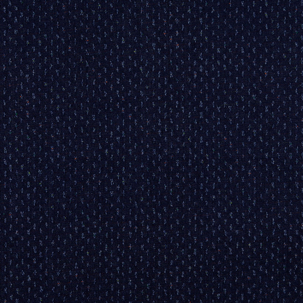 Denim fabric Stripes Navy