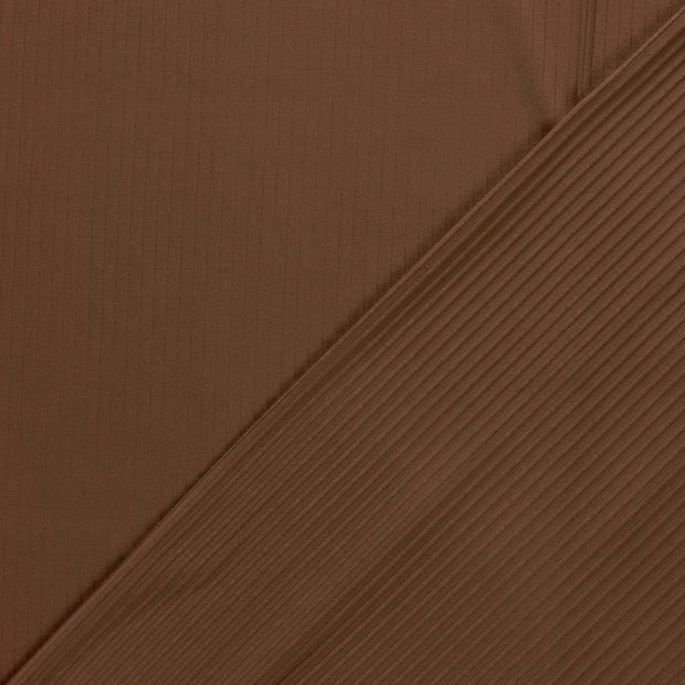 Rib Jersey stof Effen 
