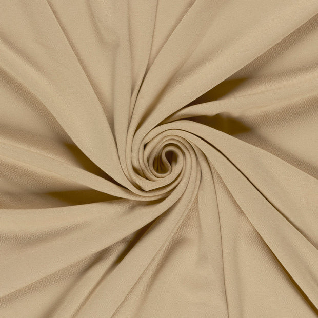 Rib Jersey fabric Beige 