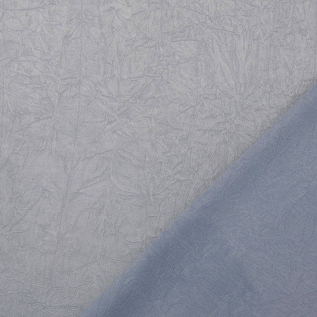 Satin fabric Light Blue crushed 