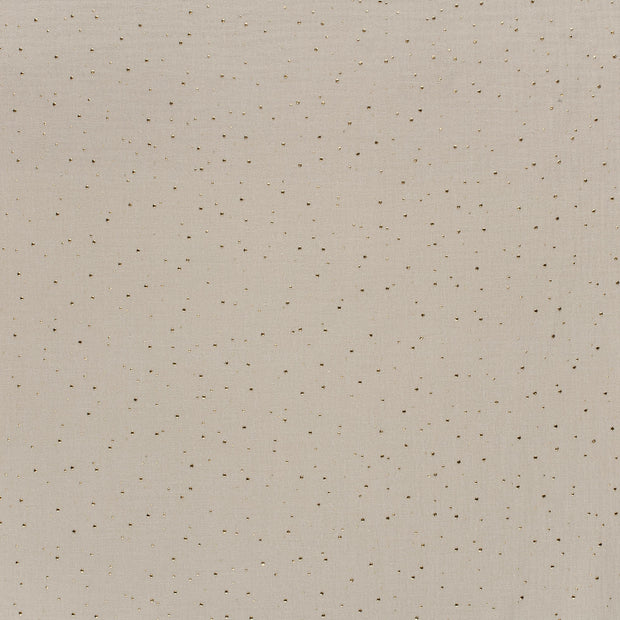Muslin fabric Beige matte 