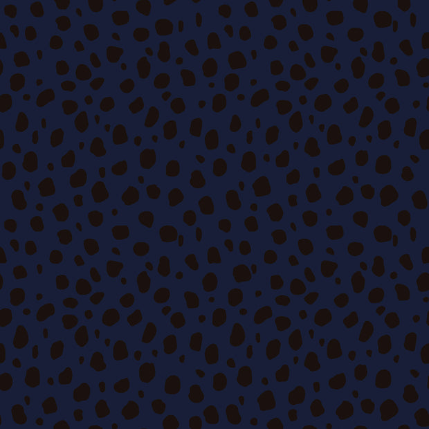 Aqua Protect (impermeable) tela Leopardos Azul marino