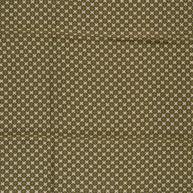 Viscose Satin fabric Khaki Green shiny 