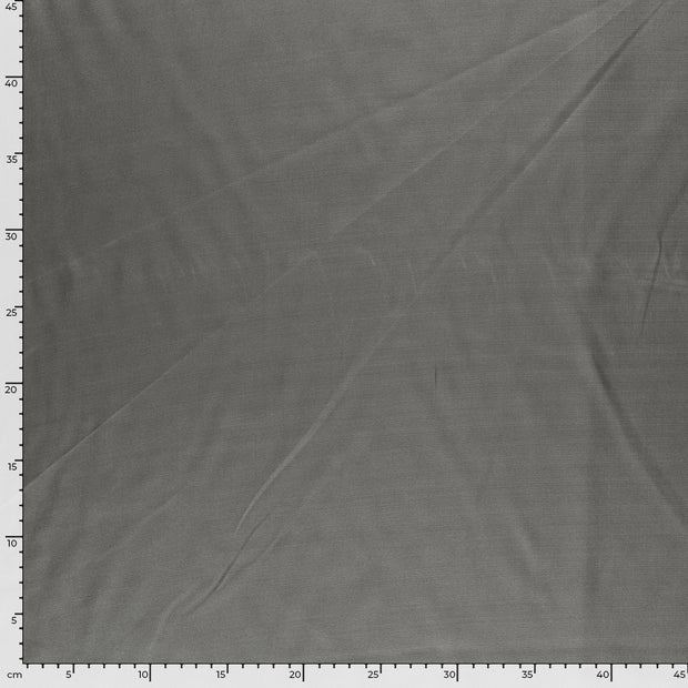 Satin tissu Unicolore Gris