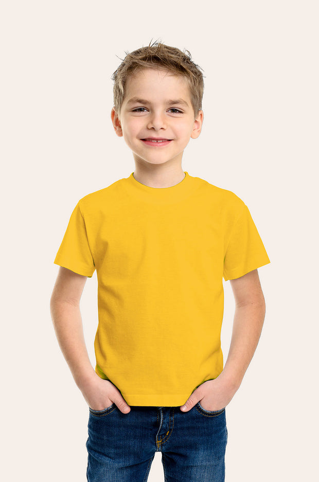Jersey fabric Unicolour Butter Yellow