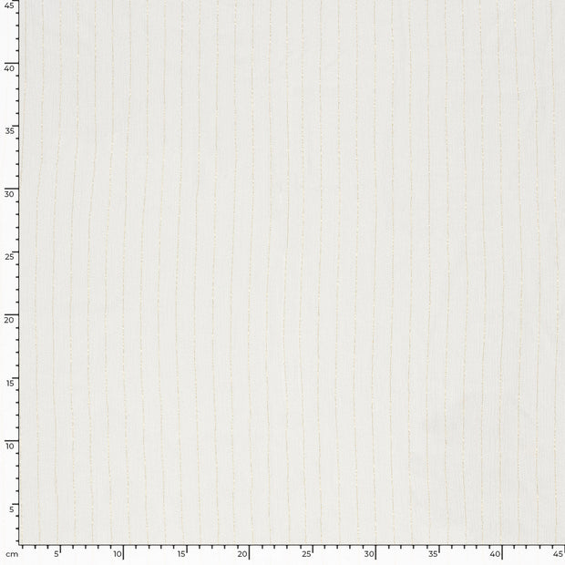 Crepe fabric Unicolour Off White