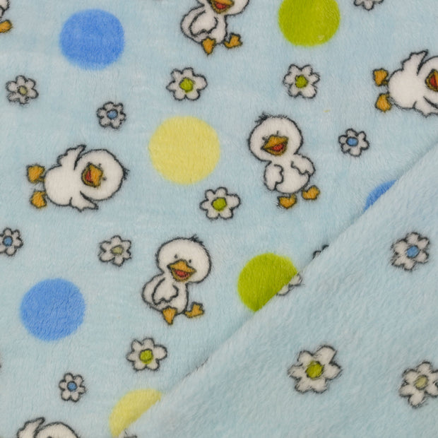 Double Face Fleece fabrik Tiere bedruckt 