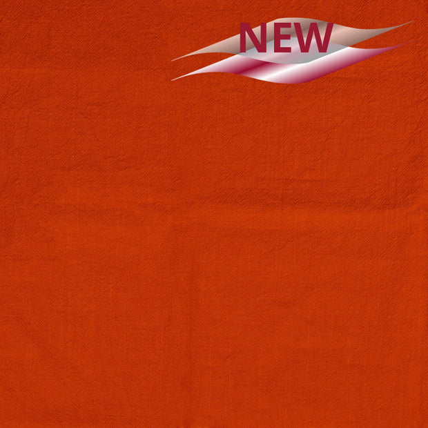 Popeline de Coton tissu Orange
