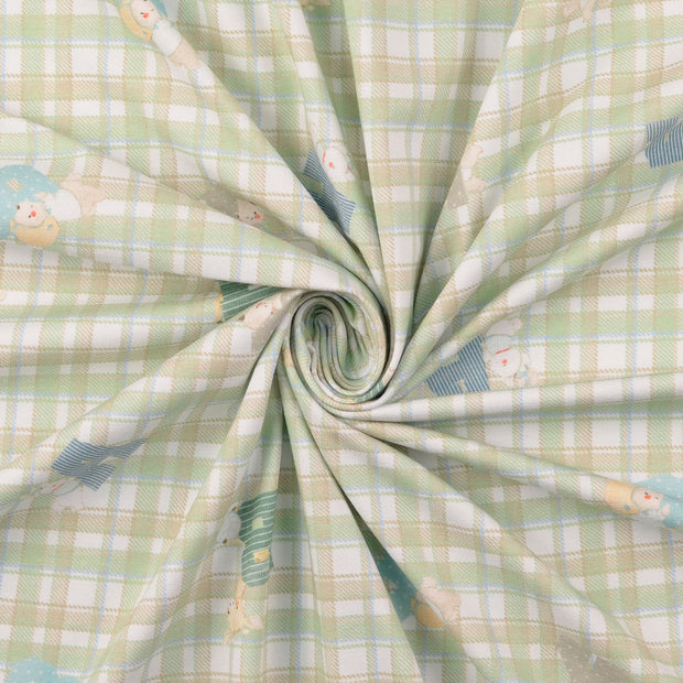 Jersey tissu Vert 