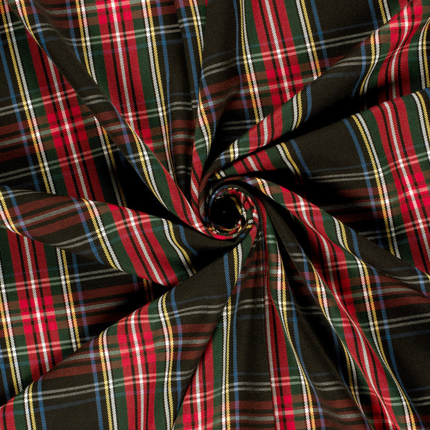 Gabardine fabric Black 