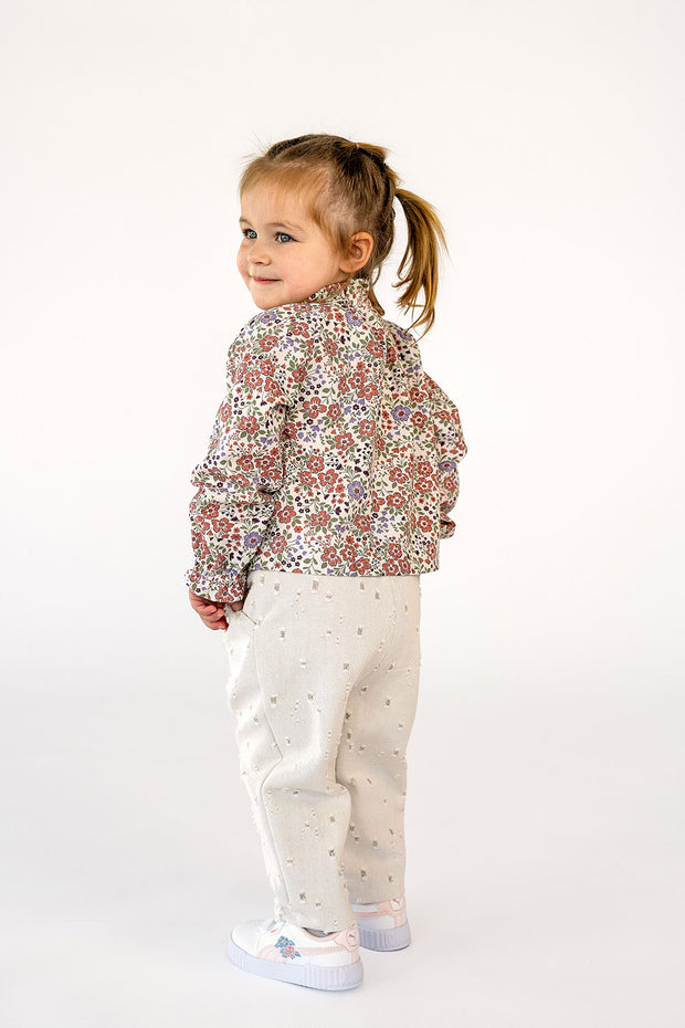 Denim fabric Unicolour Beige