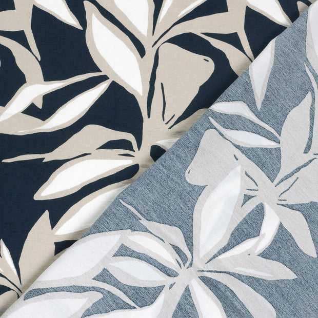 Viscose Nylon Crepe tela Flores estampado 