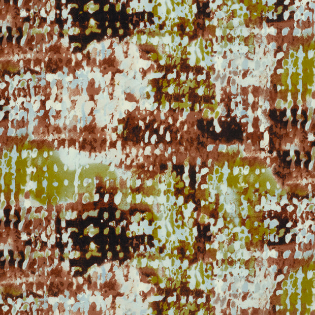 Viscose Vortex Jersey fabric Brown matte 