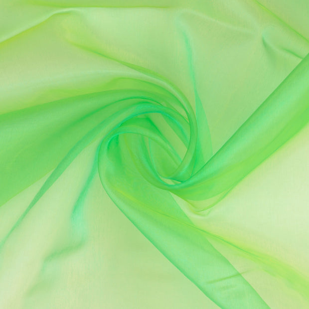 Organza stof Appelgroen 