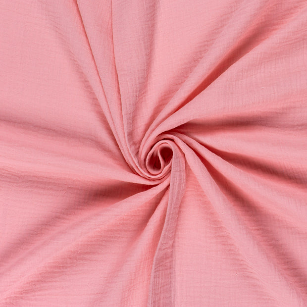 Muslin fabric Coral 
