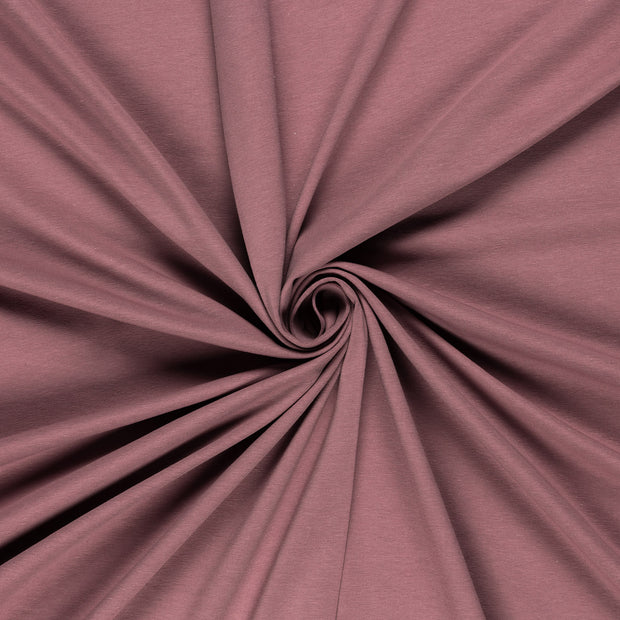 Katoen Jersey GOTS stof Mauve 