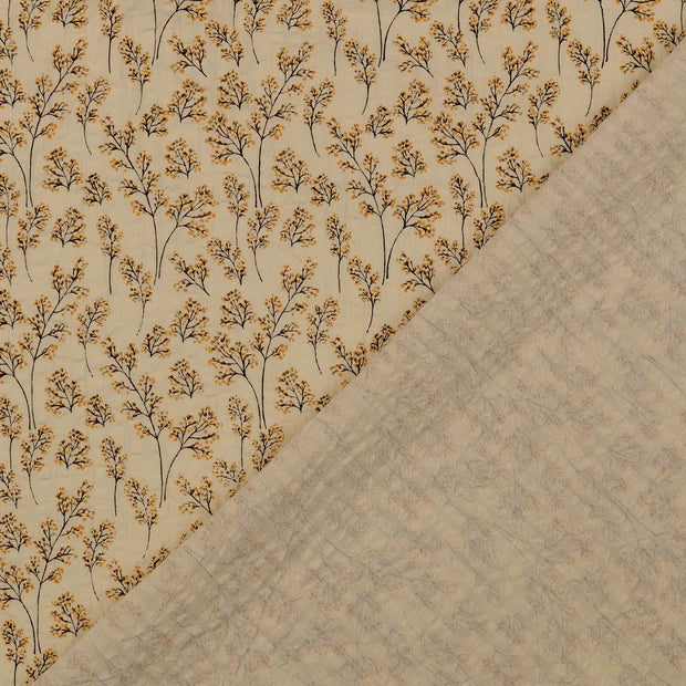 Seersucker fabric Oker 