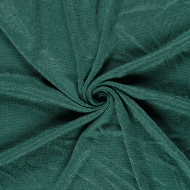 Heavy Knit fabric Dark Green brushed 
