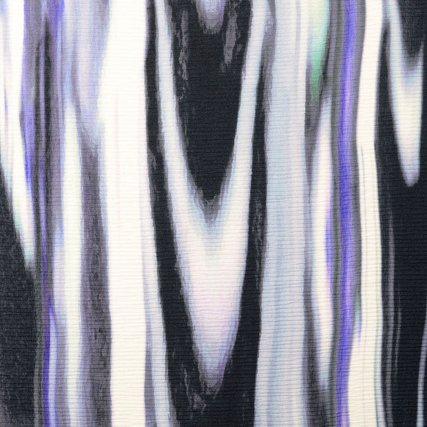 Plissé tela Abstracto Cobalto