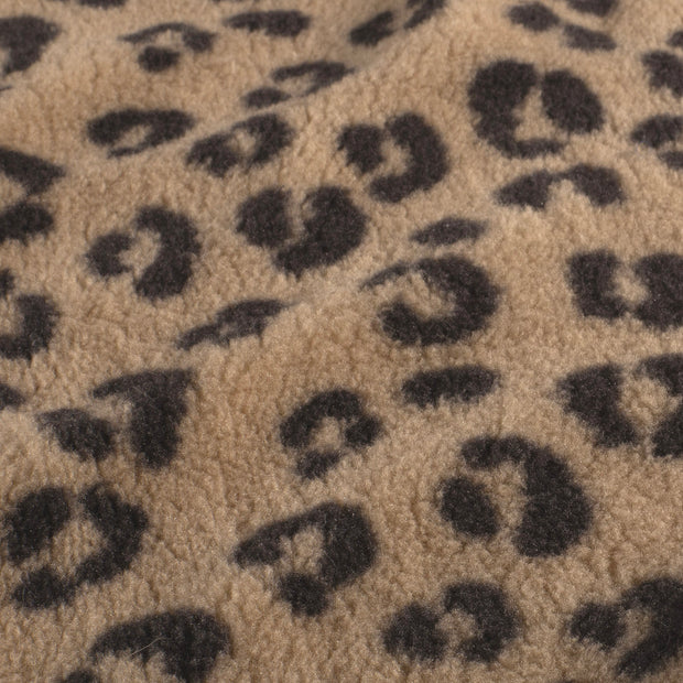 Sherpa Fleece tela Panther Camel