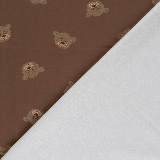 French Terry fabric Bears printed 