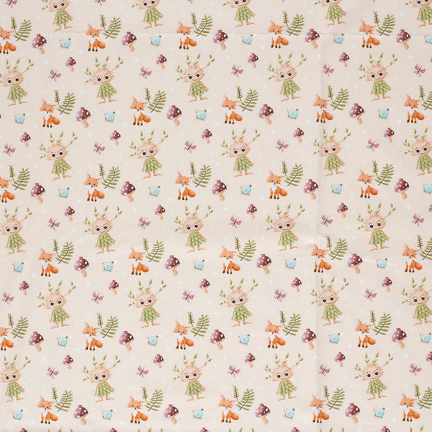 French Terry geraut fabrik Beige 