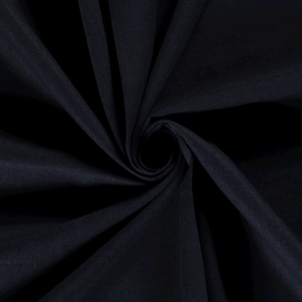 Woven Viscose Linen fabric Unicolour Navy