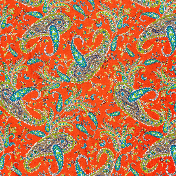 Polyester Bubble tela Rojo seda mate 