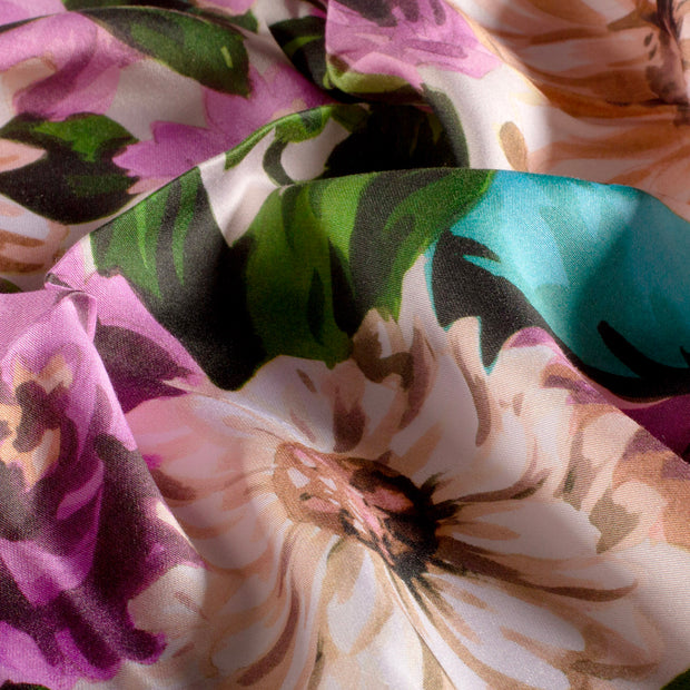 Viscose Satin fabric Flowers 