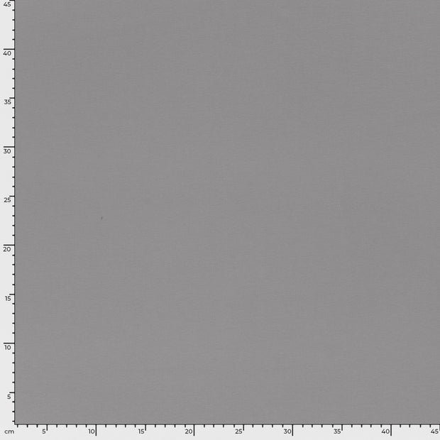 French Terry tissu Unicolore Gris