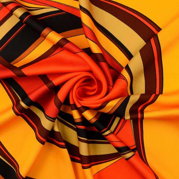 Viscose Satin fabrik Mehrfarbig 