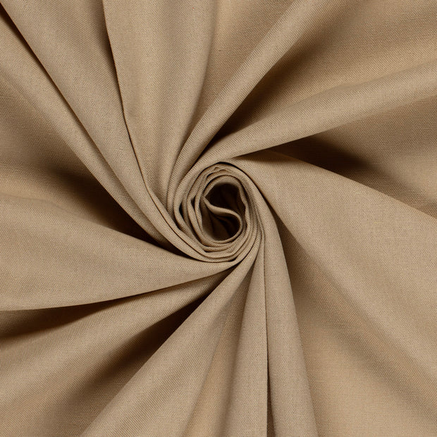 Woven Viscose Linen fabric Unicolour Camel