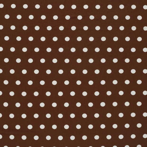 Viscose Vortex Jersey fabric Brown matte 