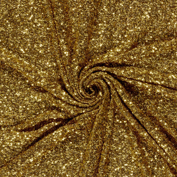 Mesh fabrik Gold Paillette 