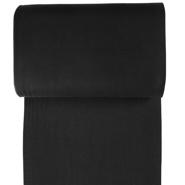 Bord Cote GOTS bio tissu Noir mat 