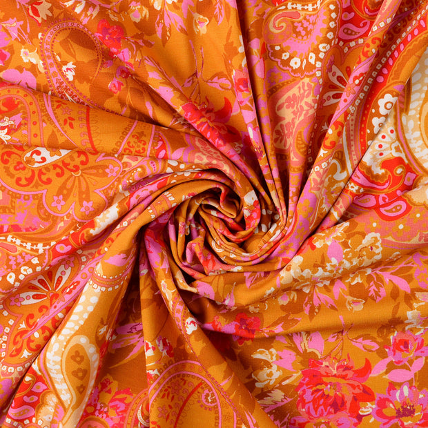 Jersey fabric Oker digital printed 