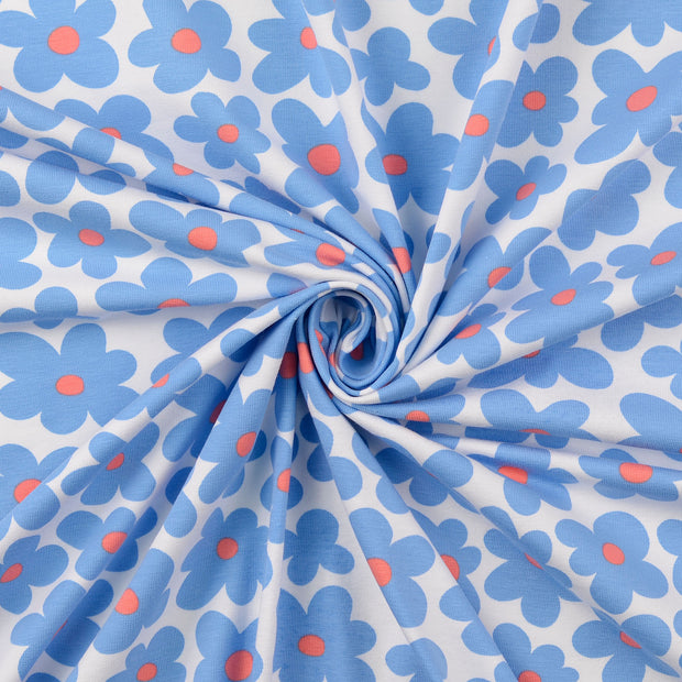 Jersey stof Babyblauw 