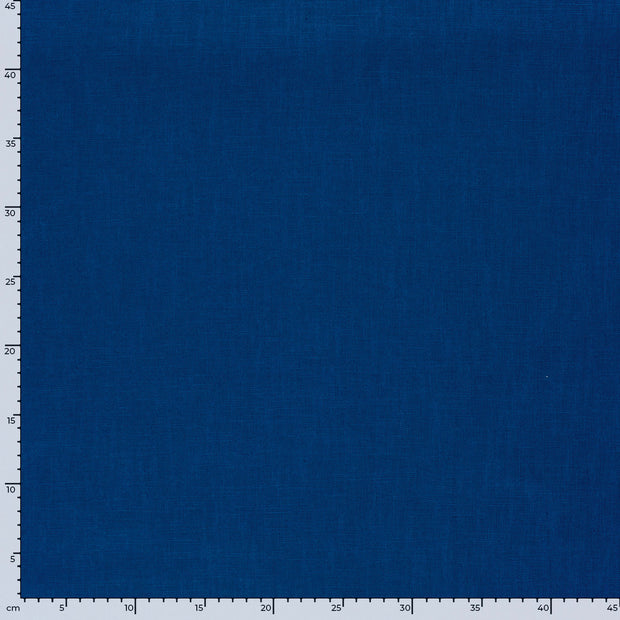 Linen fabric Unicolour Cobalt