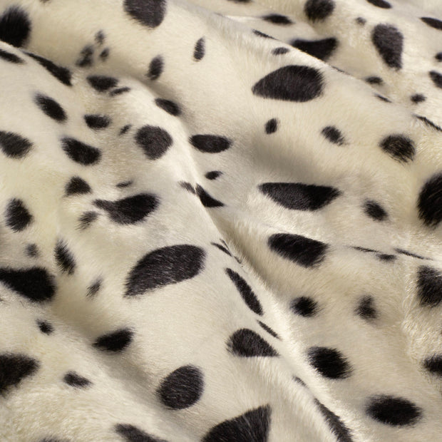 Velours fabric Dogs Off White