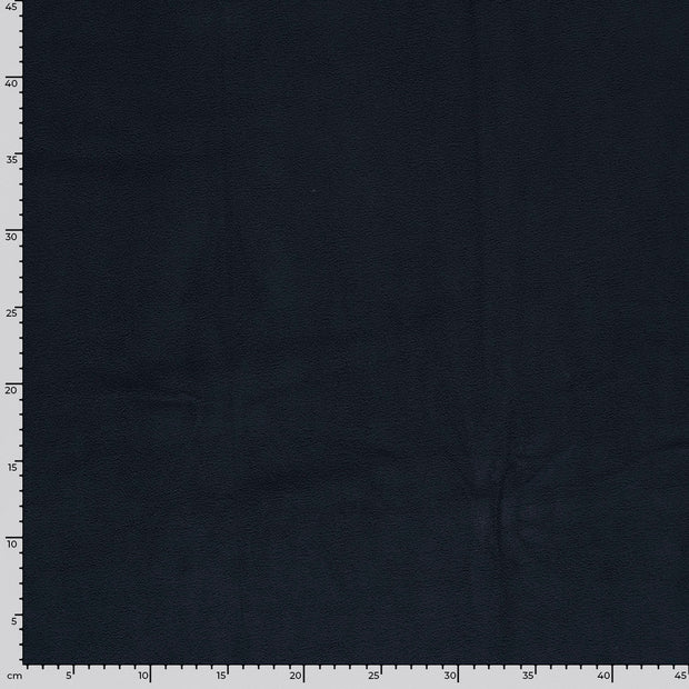 Fleece fabric Unicolour Navy
