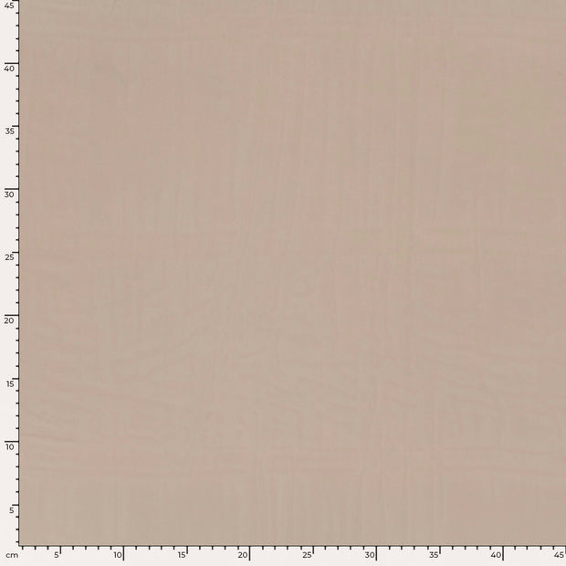 Chiffon fabrik Uni Beige