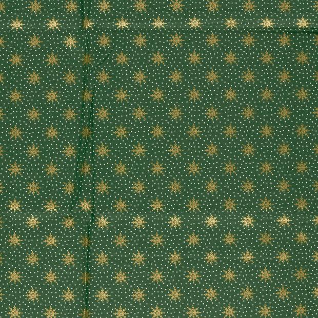 Katoen Poplin stof Groen 
