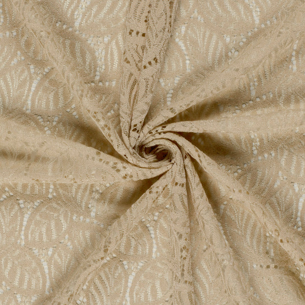 Chenille stof Beige 