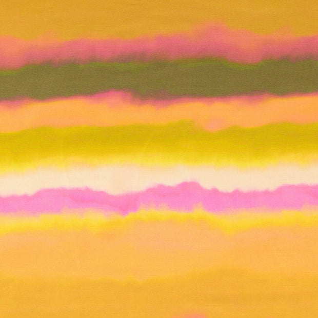 Viscosa Satén tela Rayas Multicolor