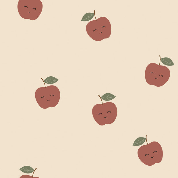 French Terry stof Appels Beige