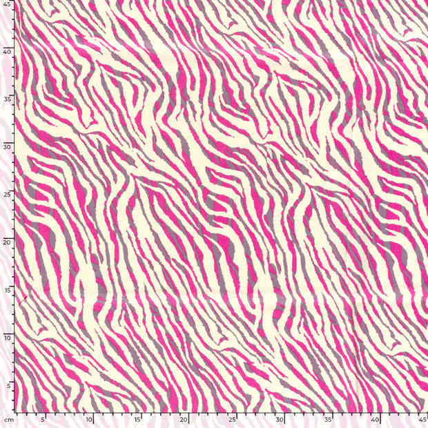 Viscosa Satén tela Abstracto Rosa