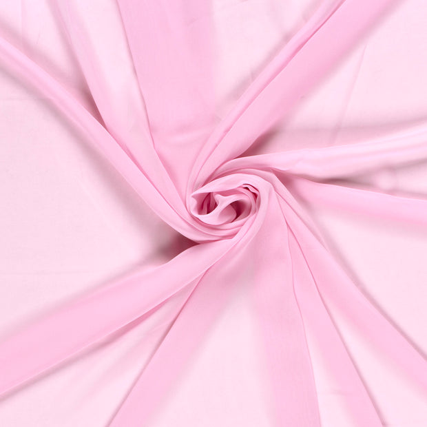 Chiffon fabrik Rosa 