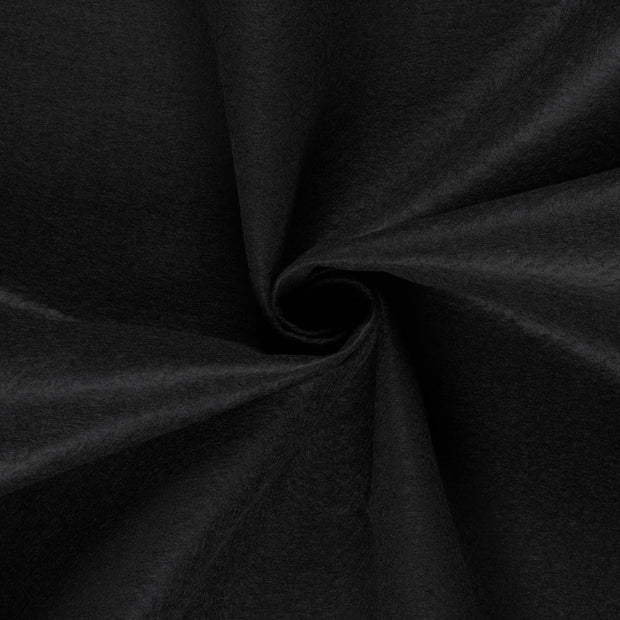 Felt 1.5mm fabric Black 