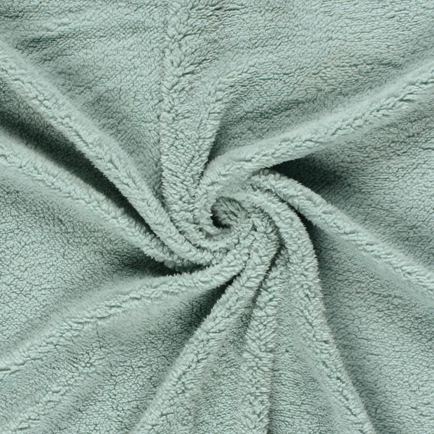 Sherpa Fleece tissu Glace bleu 