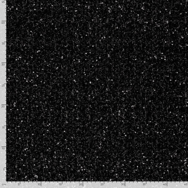 Mesh fabric Unicolour Black